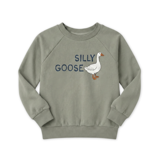 Organic Cotton Sweatshirt - Silly Goose