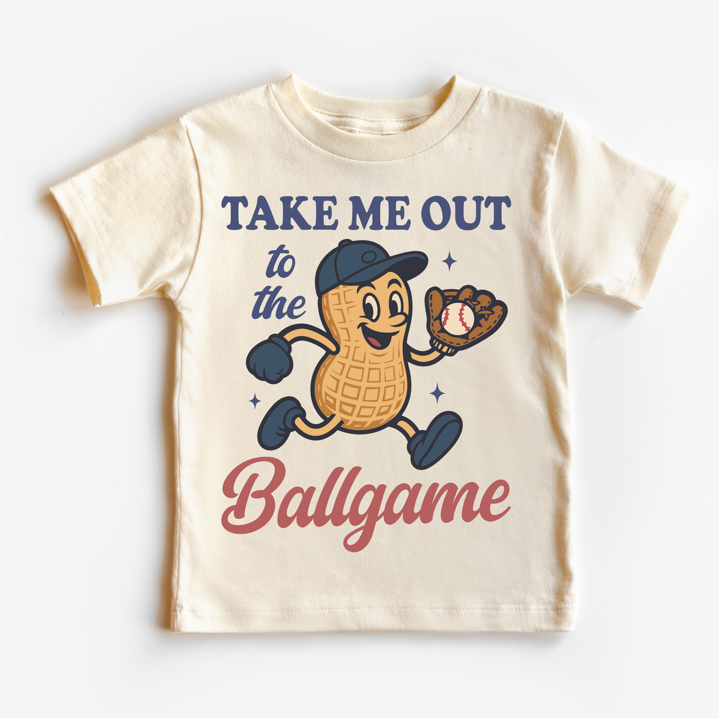 Baseball Take Me Out To The Ballpark Shirt - Peanut Baseball Tee
