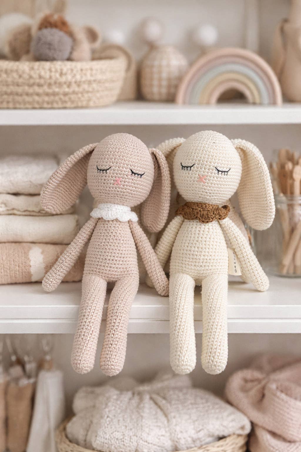 August Sleepy Bunny Doll