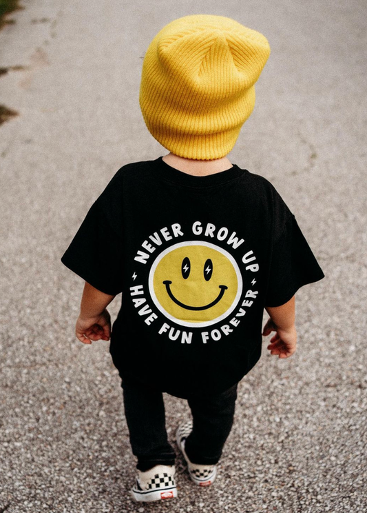 Never Grow Up T-Shirt Yellow