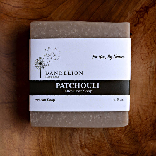 Patchouli Tallow Bar Soap | Tallow Skin Care | Bar Soap