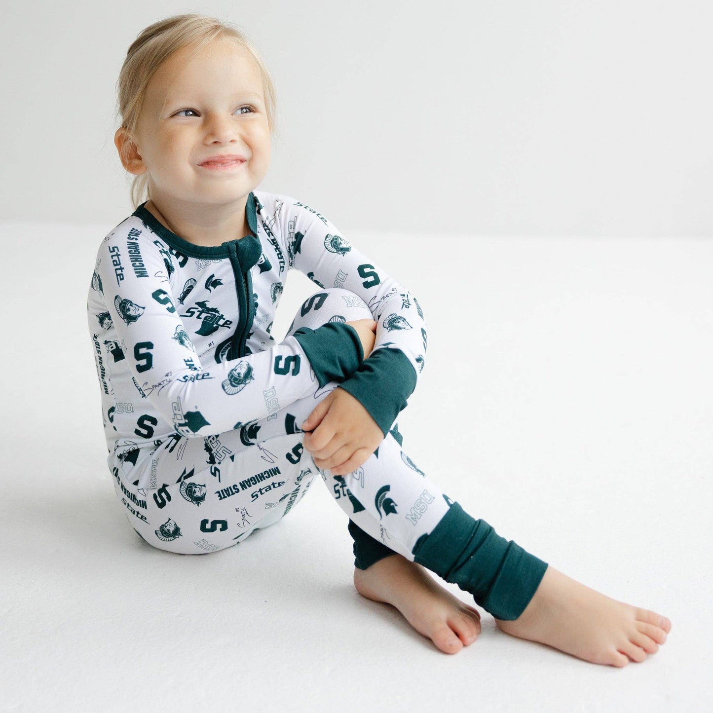 Michigan State Spartans Zippy One-Piece Sleeper