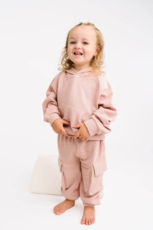 Rosewood Blush Waffle Cargo Set