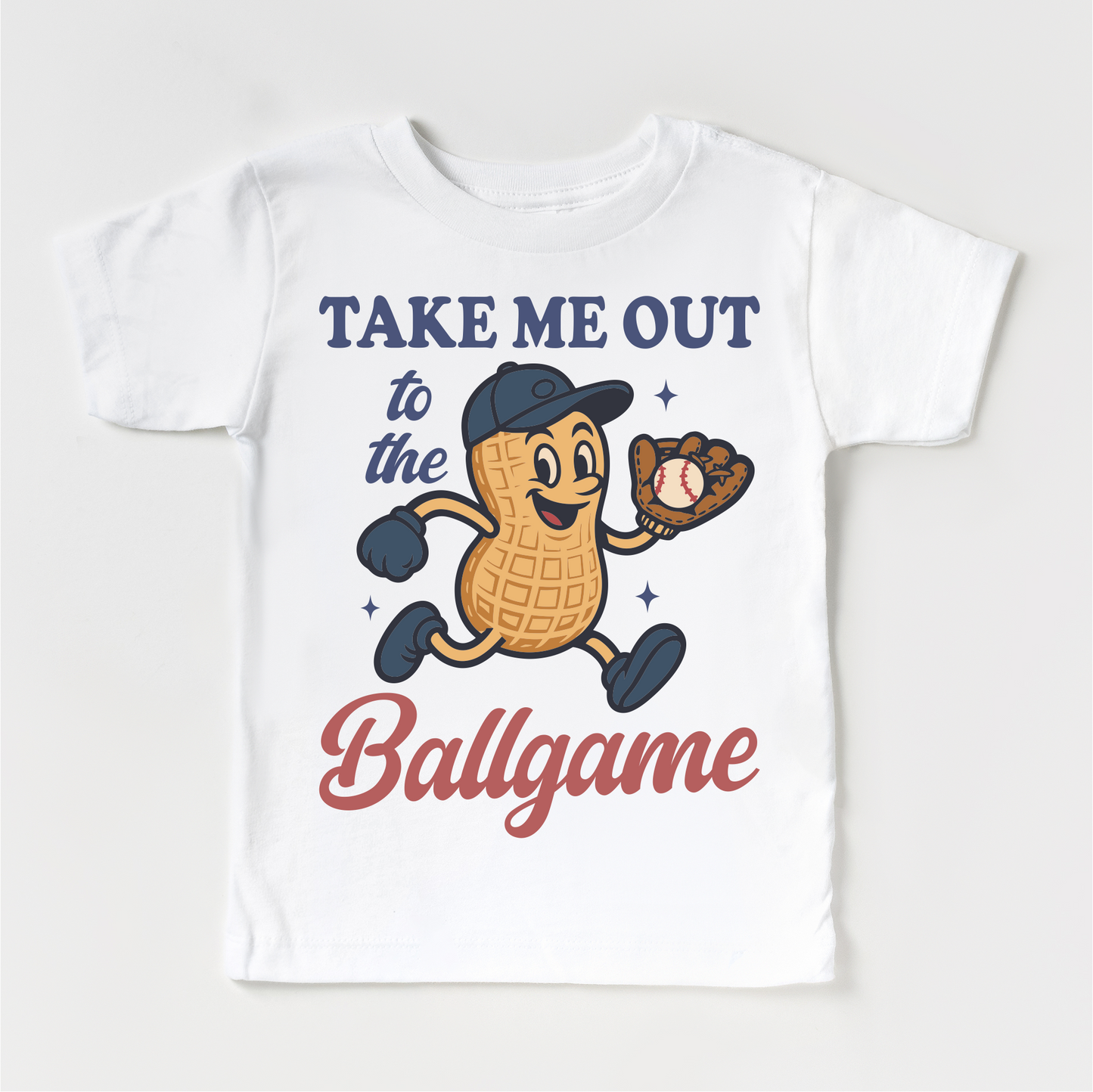 Baseball Take Me Out To The Ballpark Shirt - Peanut Baseball Tee