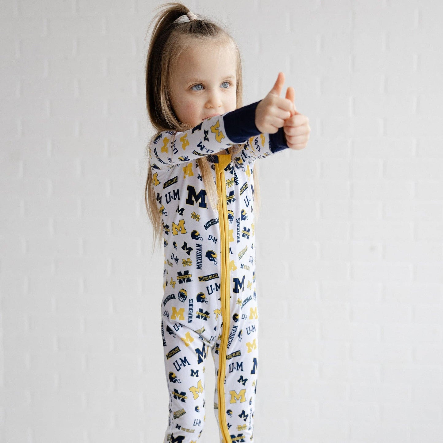 Michigan Wolverines Zippy One-Piece