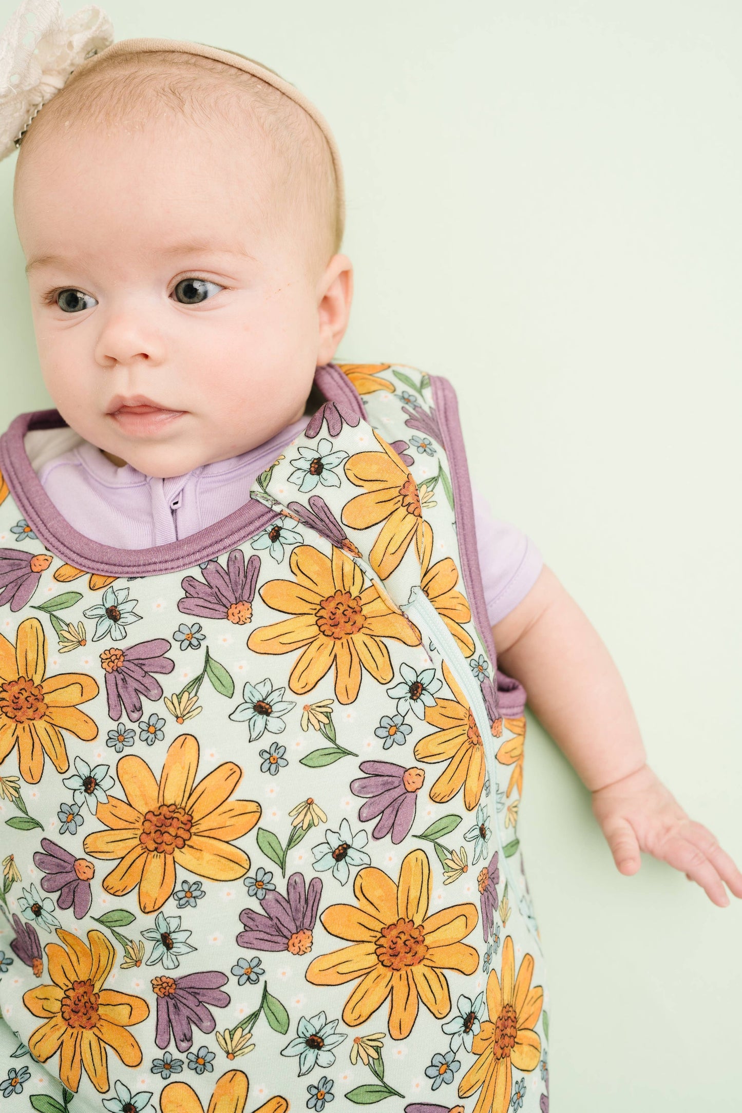 Laura Mae Floral Bamboo Sleep Bag
