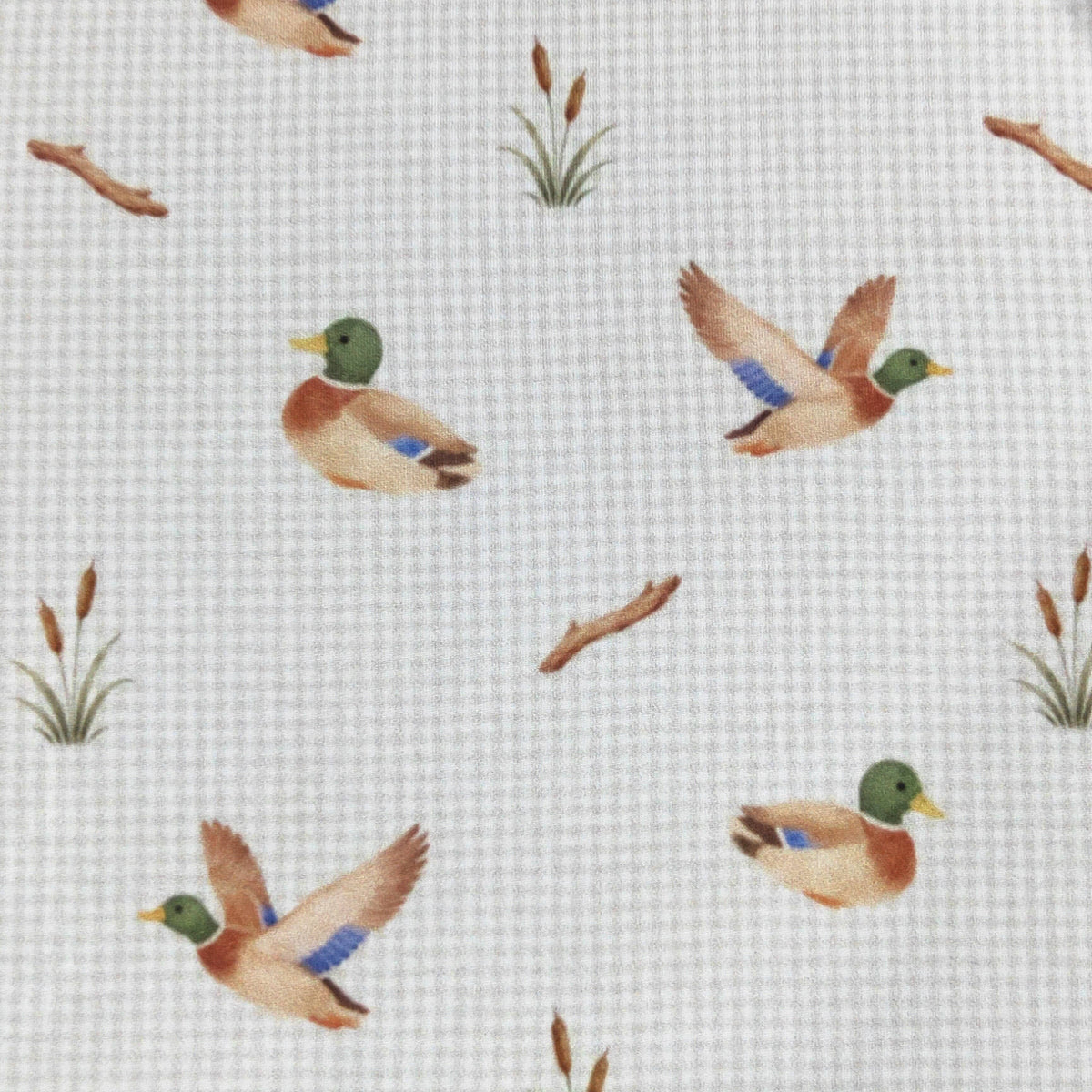 Duck Check Boy Romper