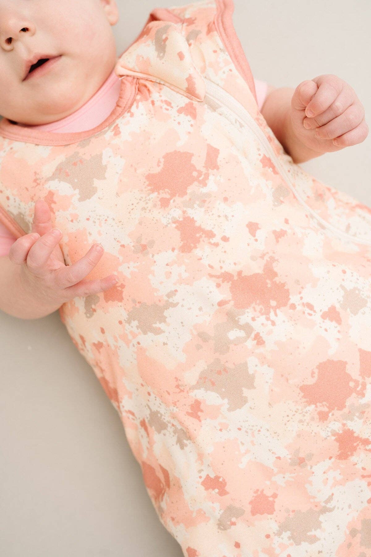 Pink Marbled Bamboo Sleep Bag