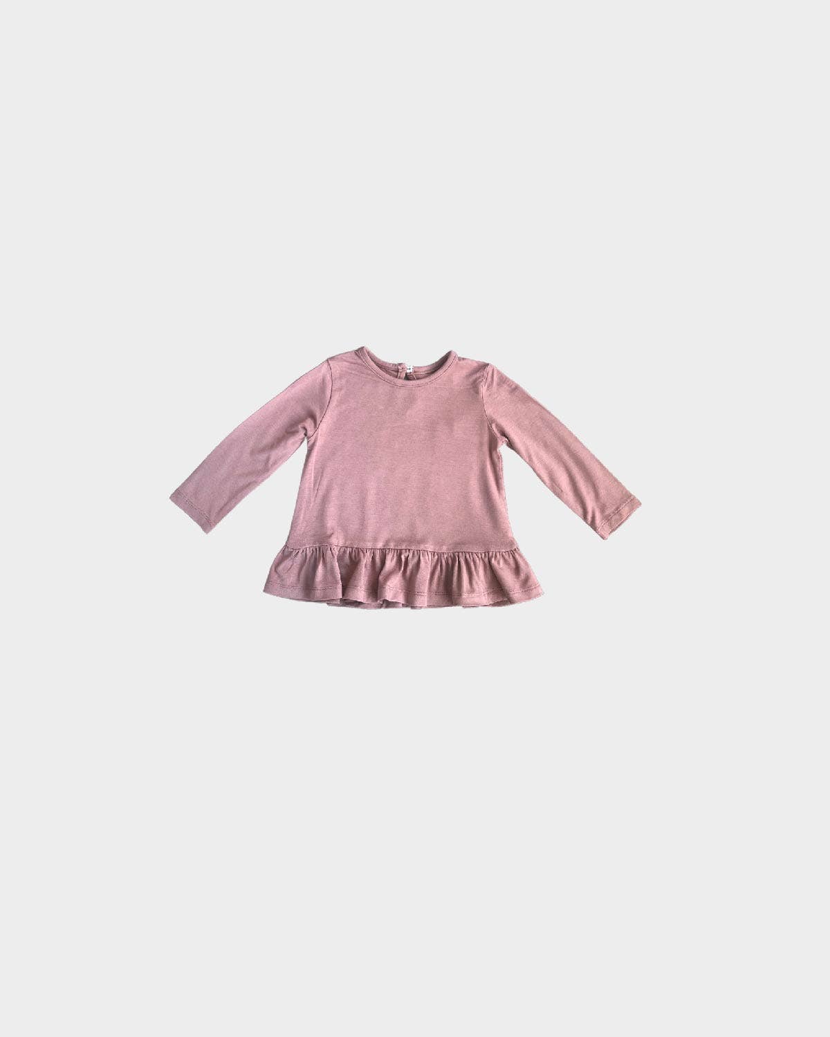 Girl's Long Sleeve Peplum Top