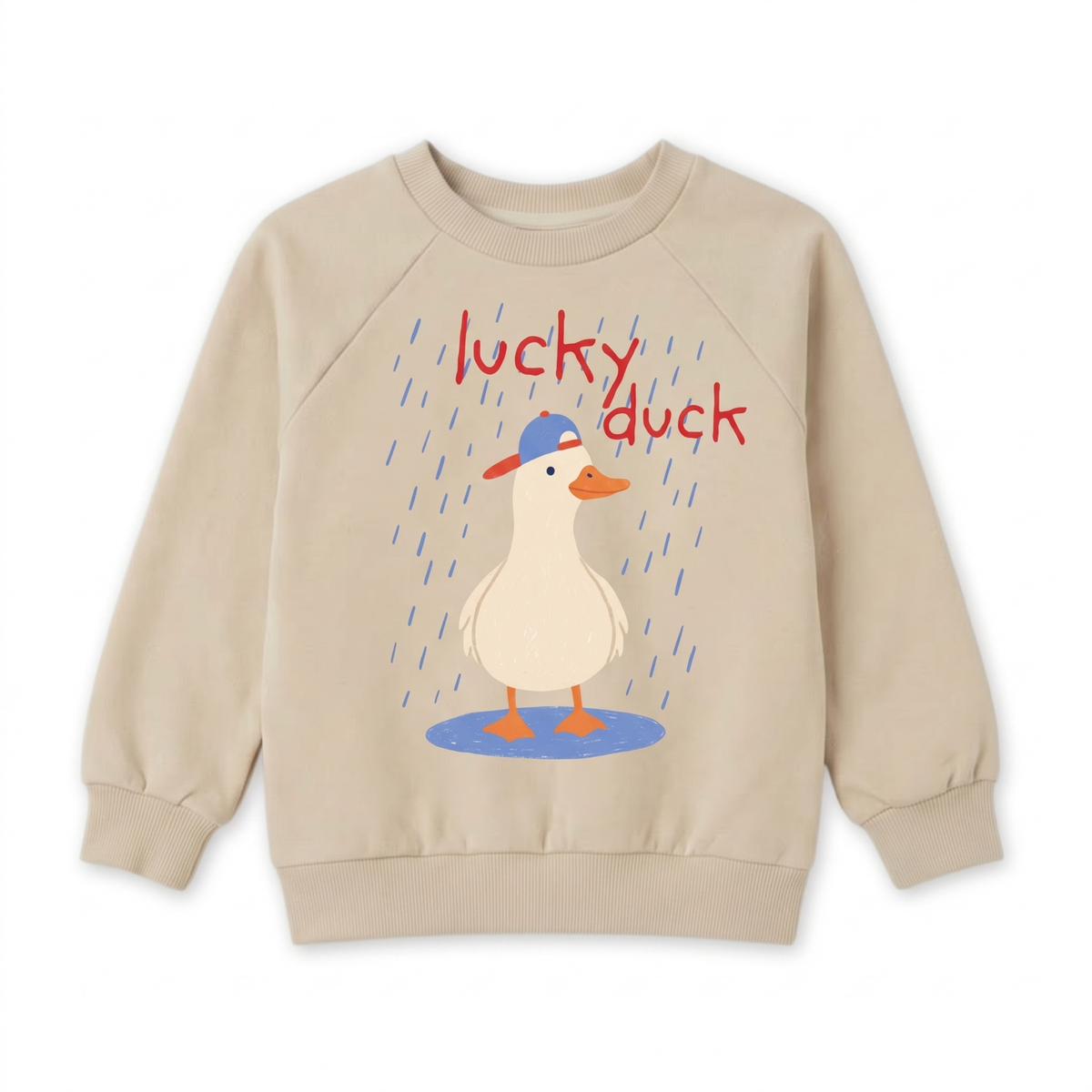 Lucky Duck Kids Organic Graphic Sweatshirt