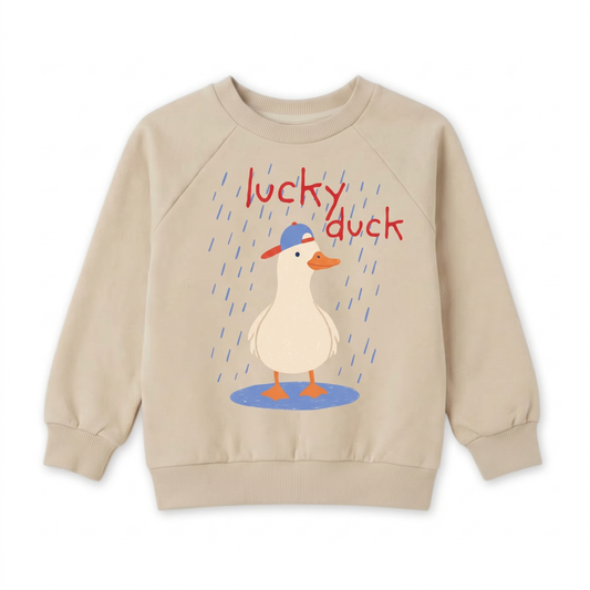 Lucky Duck Kids Organic Graphic Sweatshirt