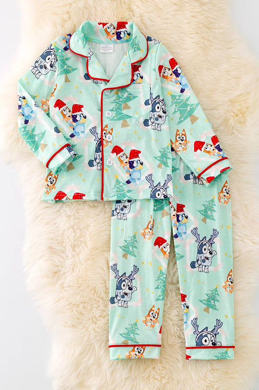 CHARACTER PRINTED PAJAMAS SET. PJG40096 SOL