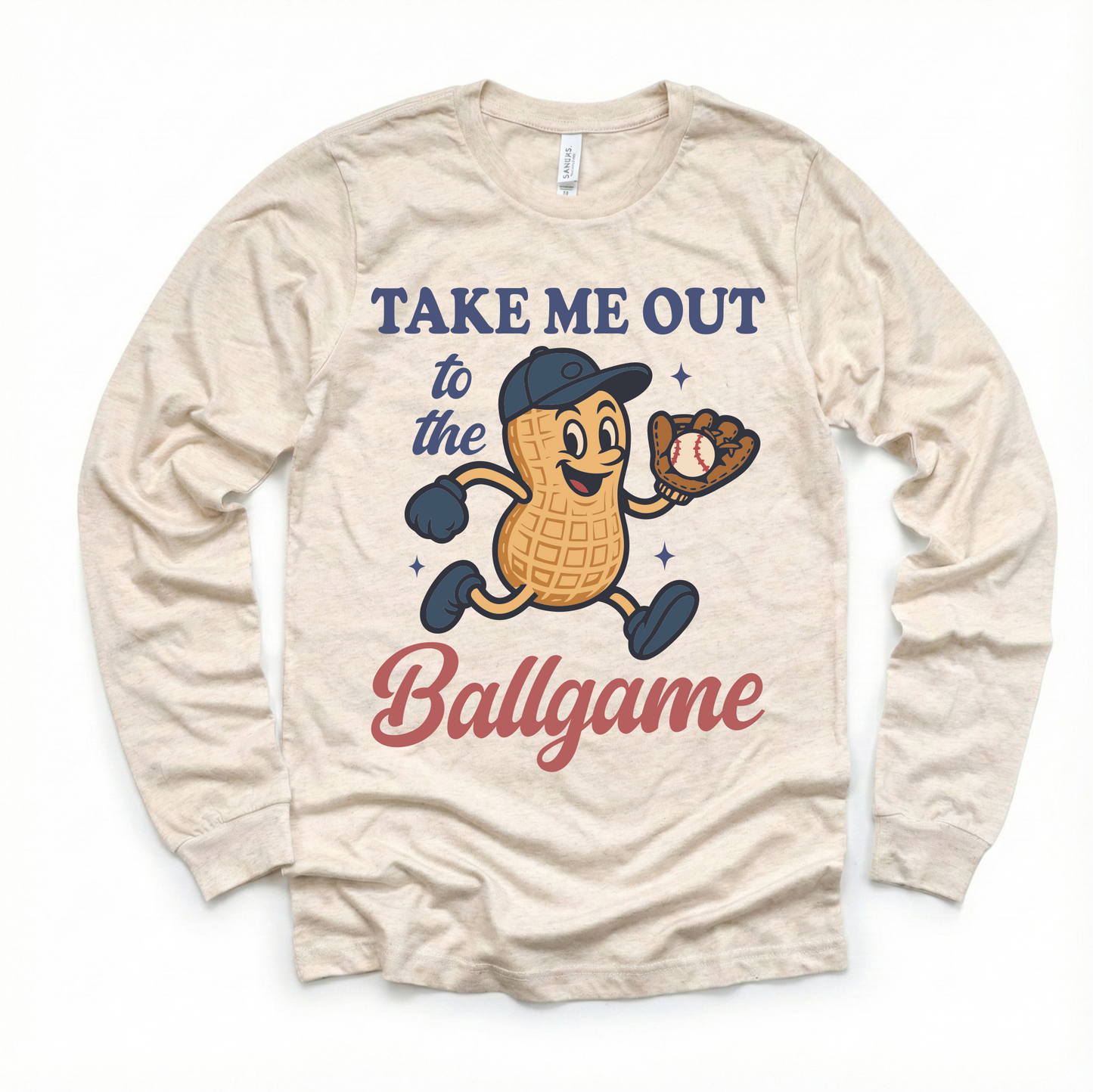 Baseball Take Me Out To The Ballpark Shirt - Peanut Baseball Tee