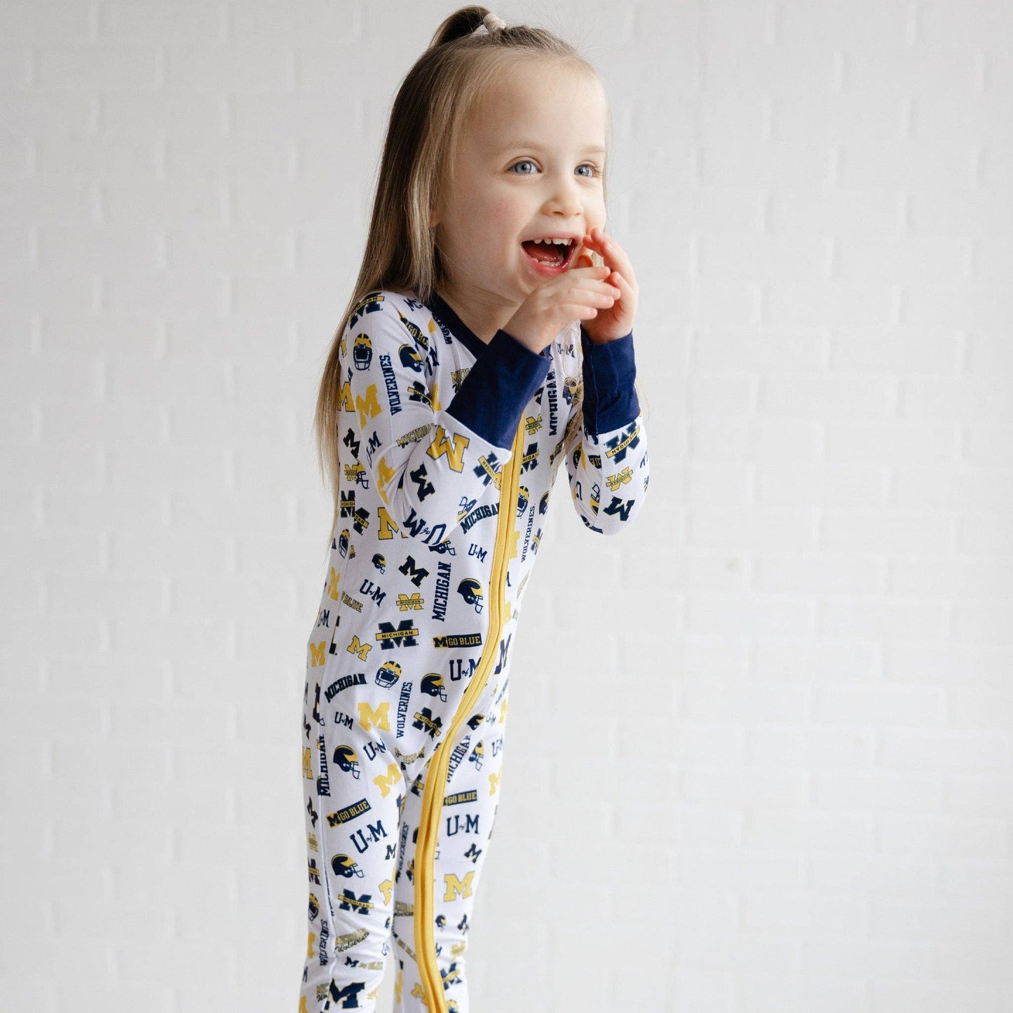Michigan Wolverines Zippy One-Piece