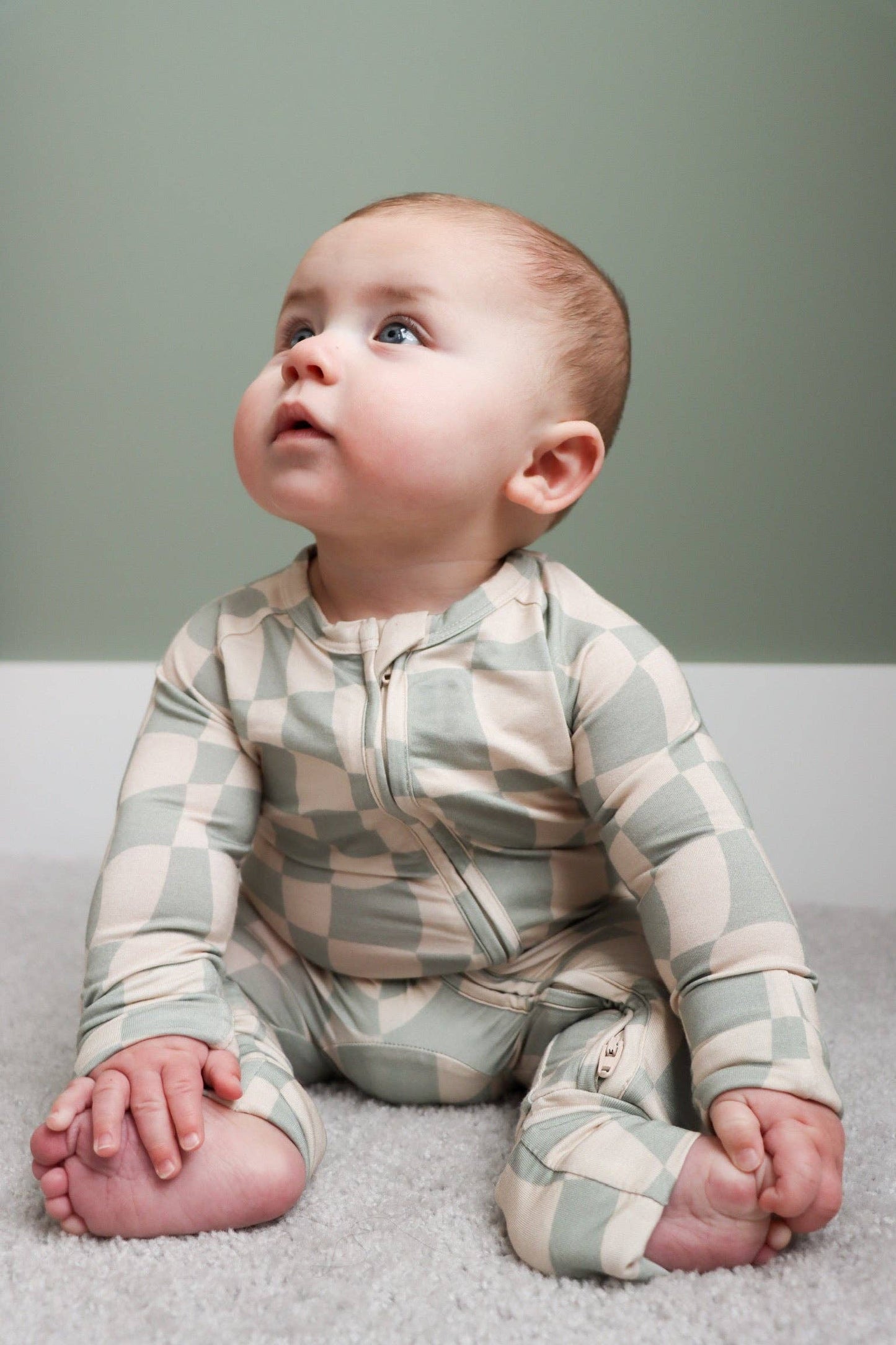 Ivy Wavy Checkers Romper