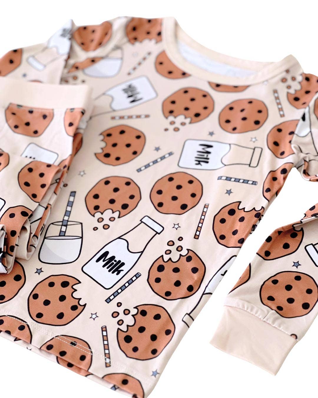 Bamboo Kids' Two Piece Set | Milk & Cookies