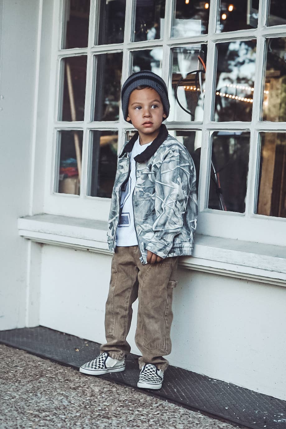 Toddler Camo Denim Jacket