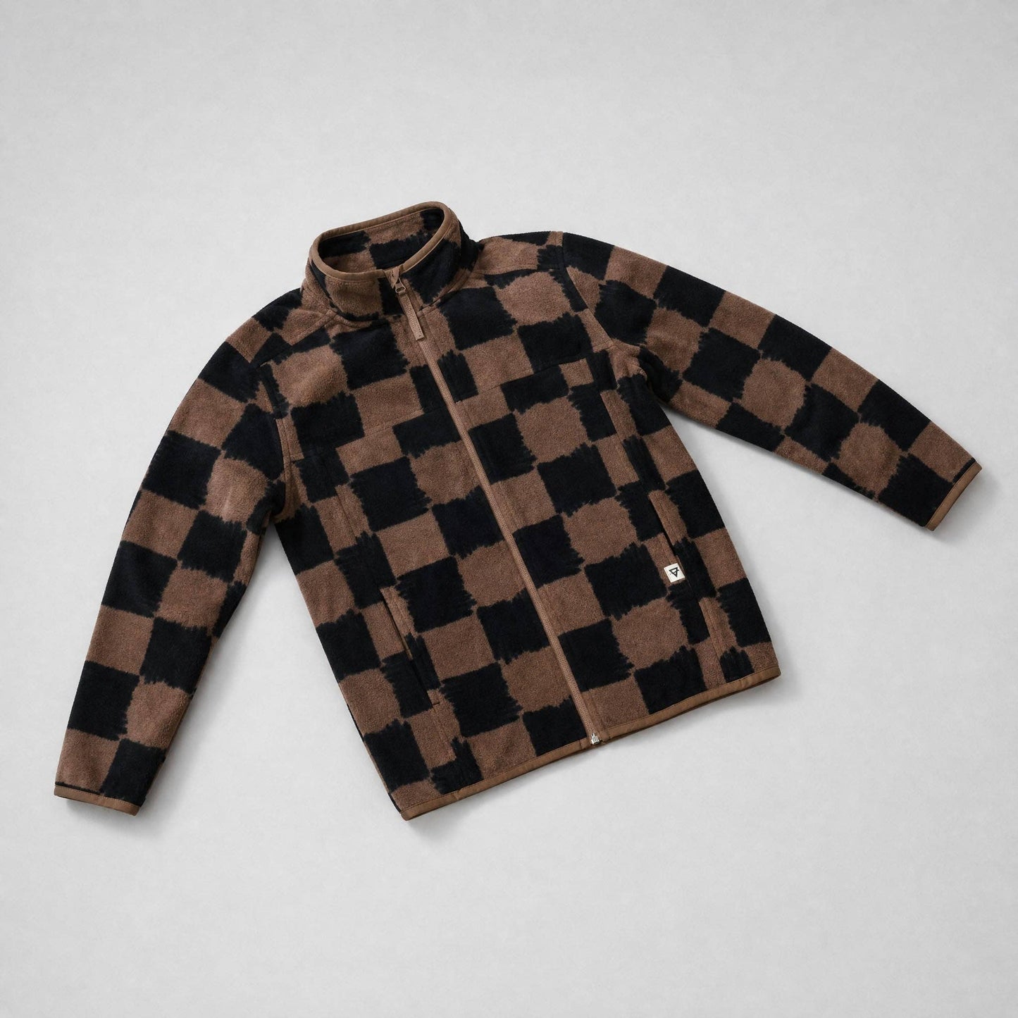 Unisex Trail Microfleece Printed Jacket - Youth Sizing. Checkers and cheetah