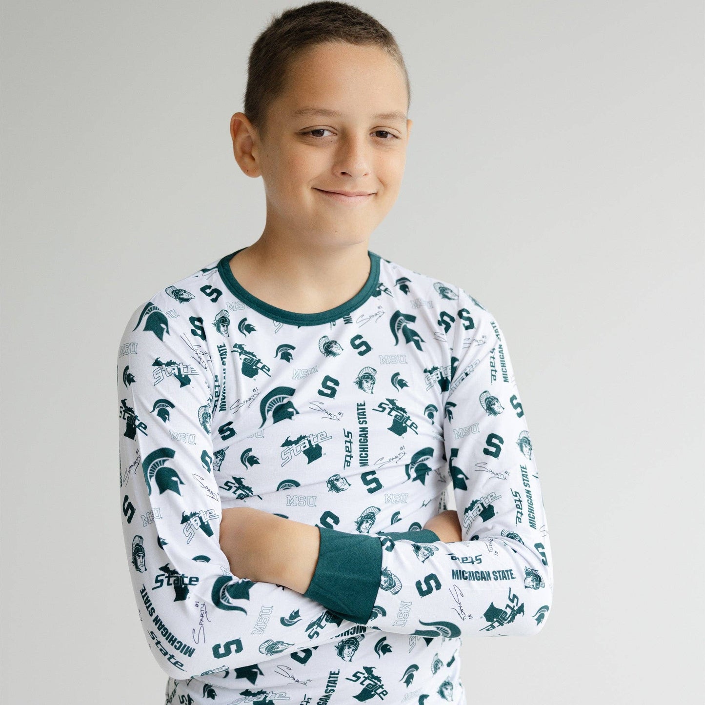 Michigan State Spartans Two-Piece Pajama Set