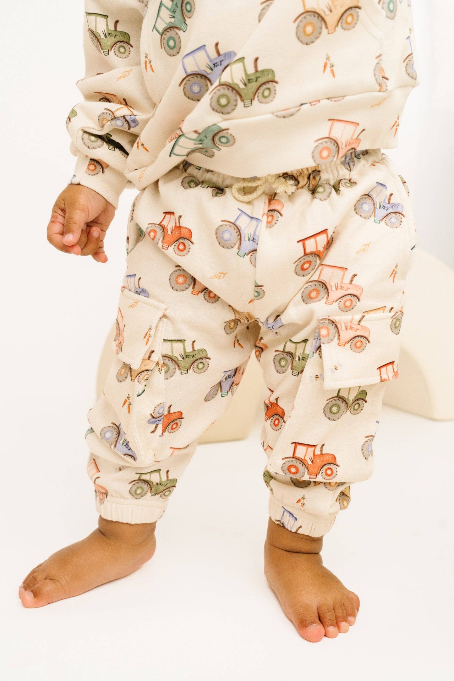 Tractor Ride Cargo Hoodie Set