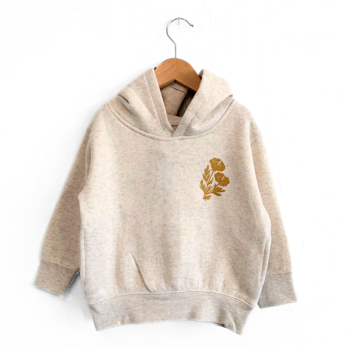 Wild Field Toddler Hoodie - Heather Natural