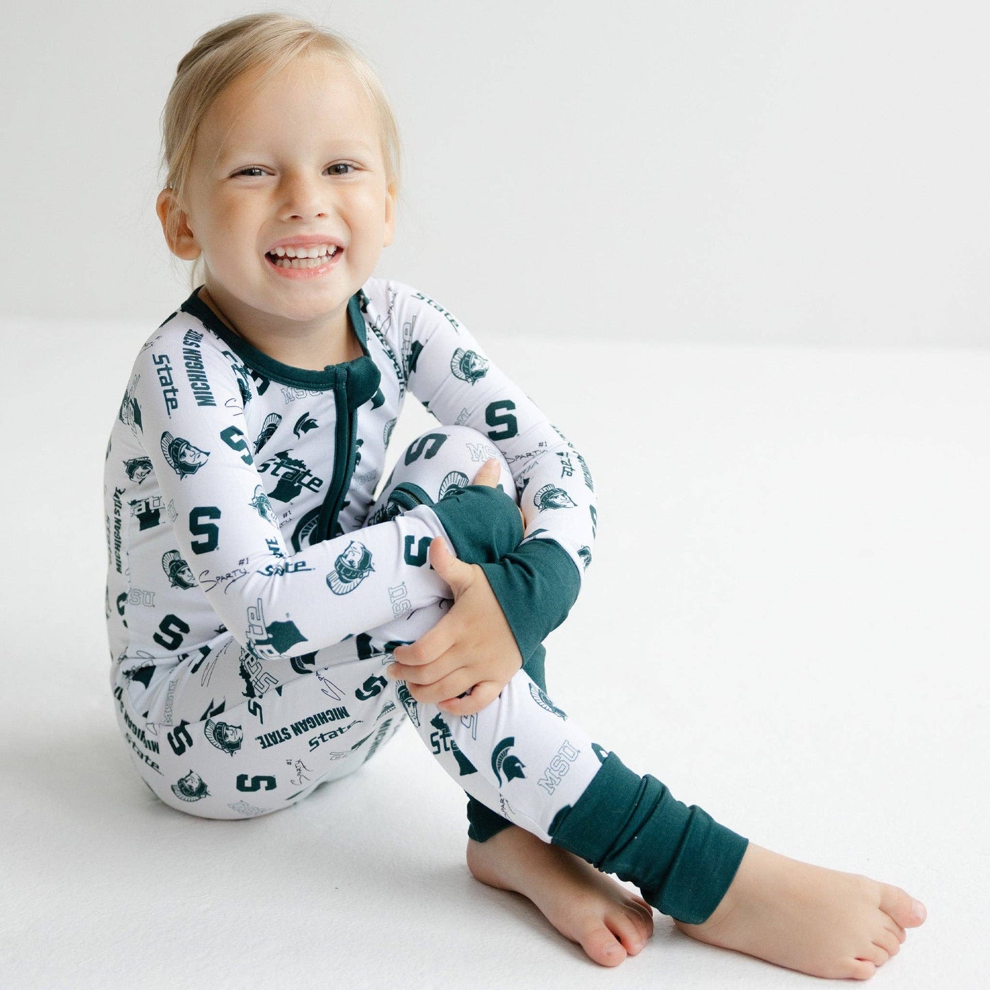 Michigan State Spartans Zippy One-Piece Sleeper
