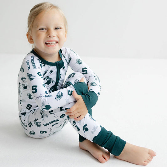 Michigan State Spartans Zippy One-Piece Sleeper