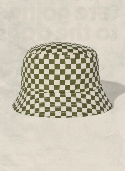 Kids Checkerboard Bucket Hat (+4 Colors)