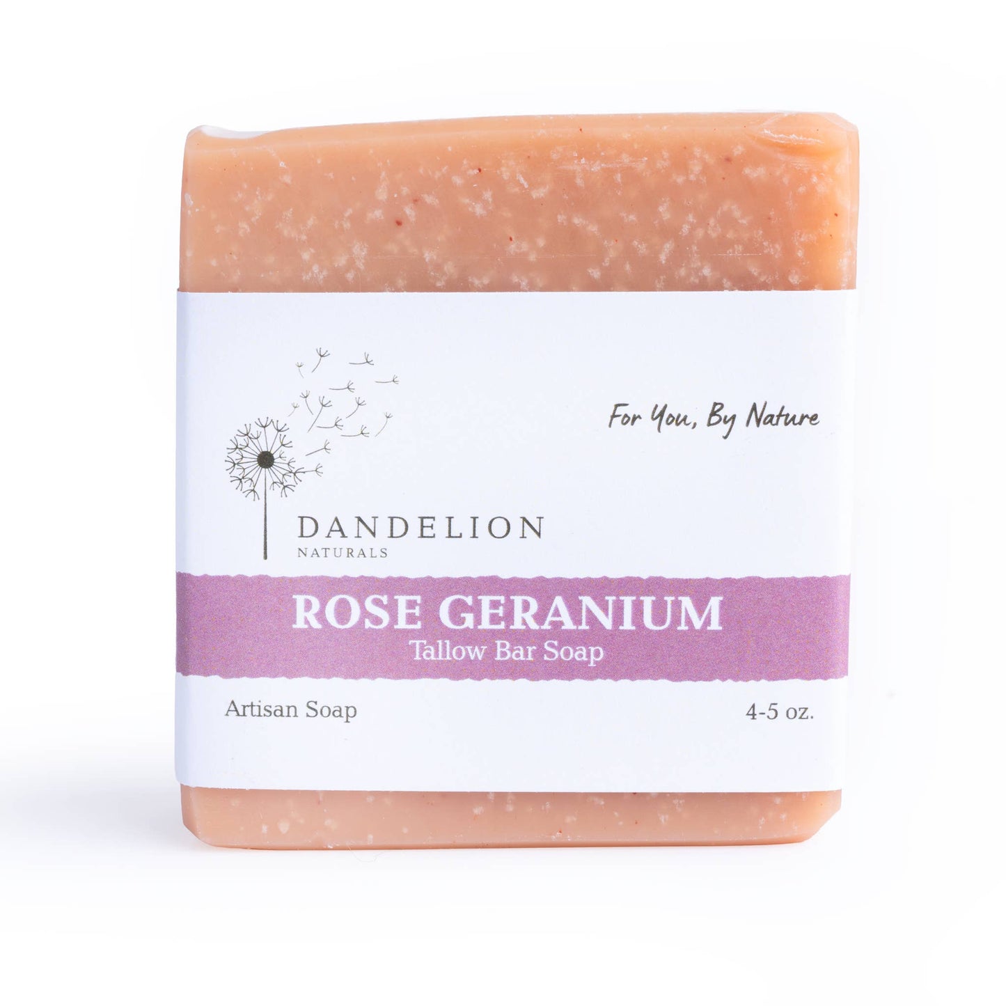 Rose Geranium Tallow Bar Soap | Tallow Skin Care | Bar Soap