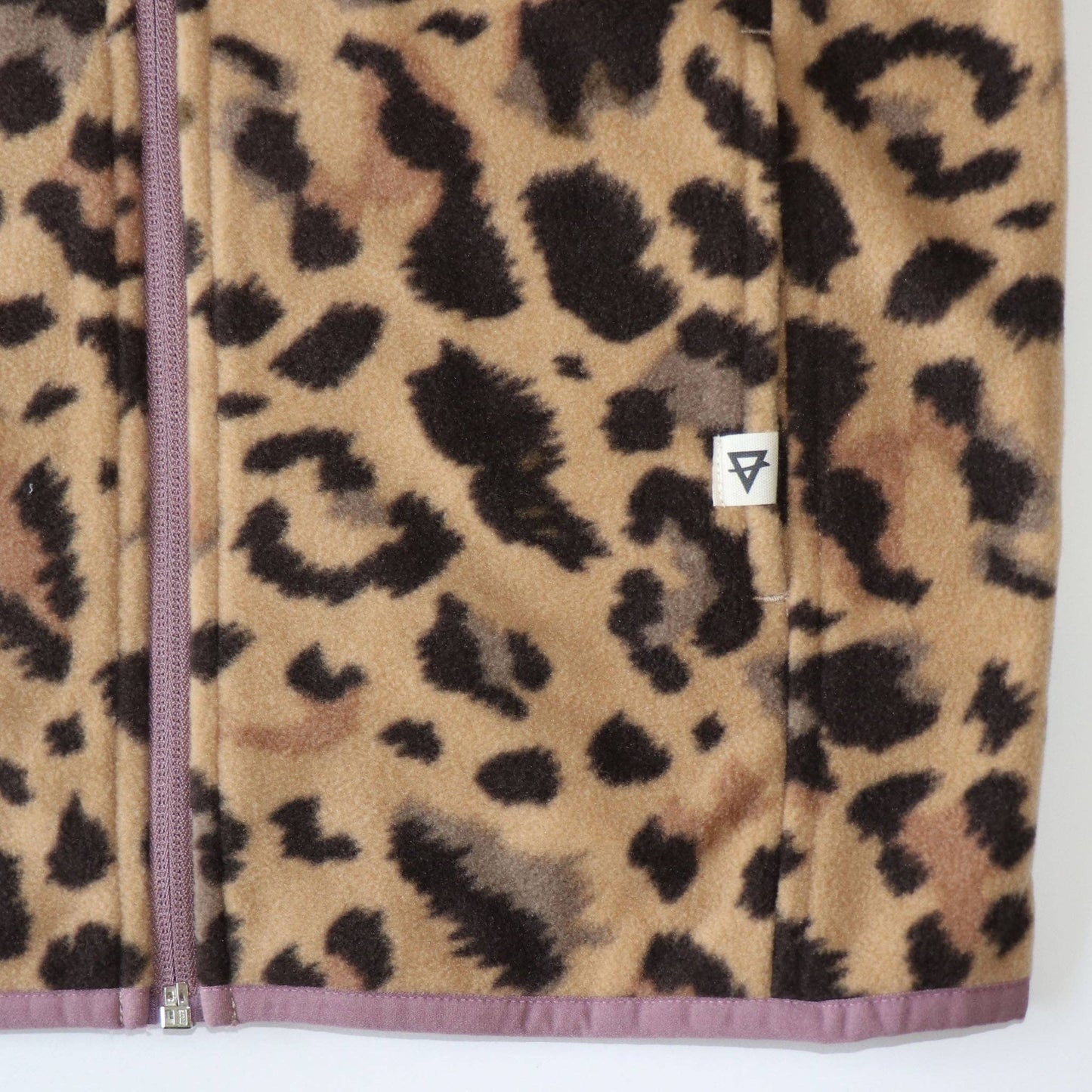 Unisex Trail Microfleece Printed Jacket - Youth Sizing. Checkers and cheetah