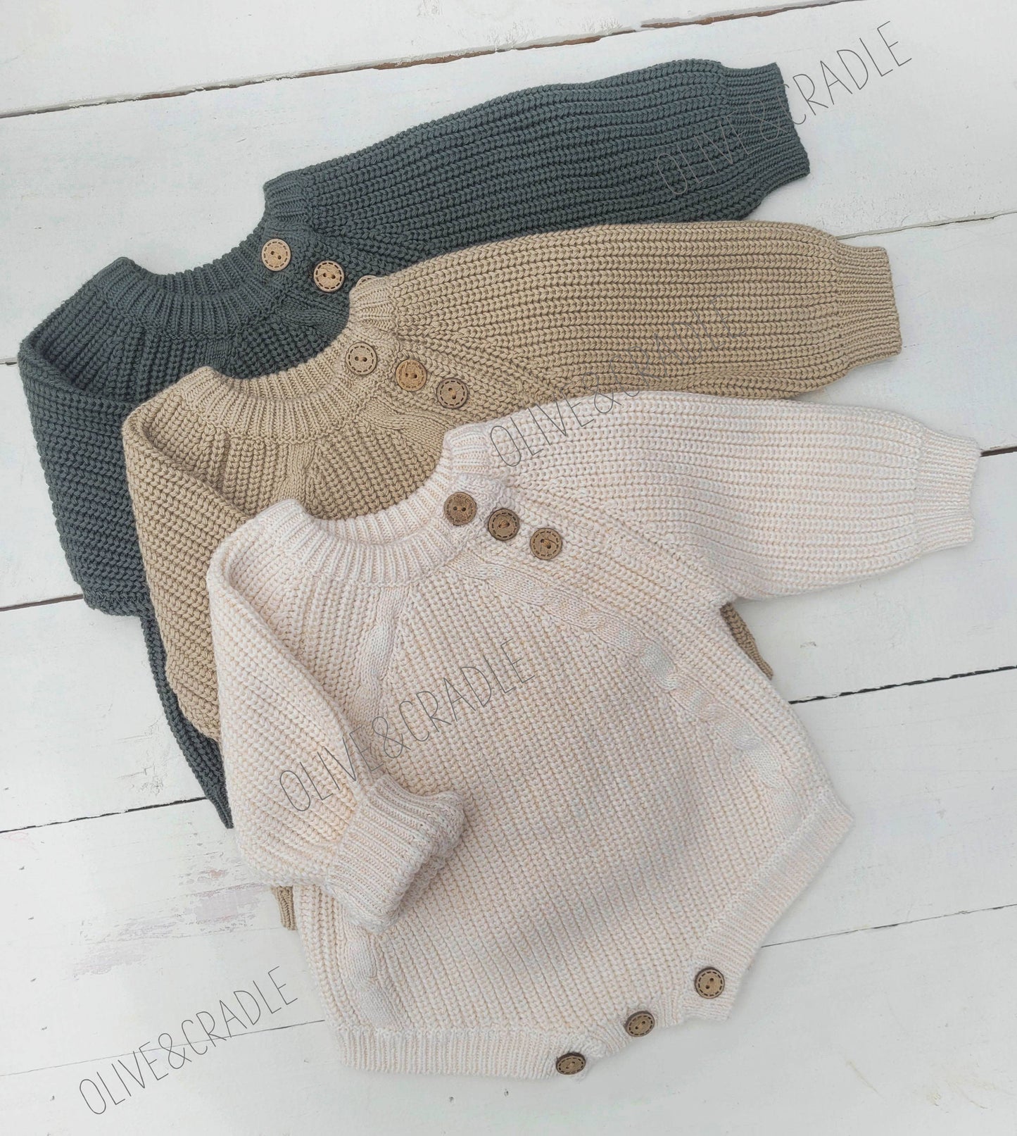 Baby Knit Jumper Romper