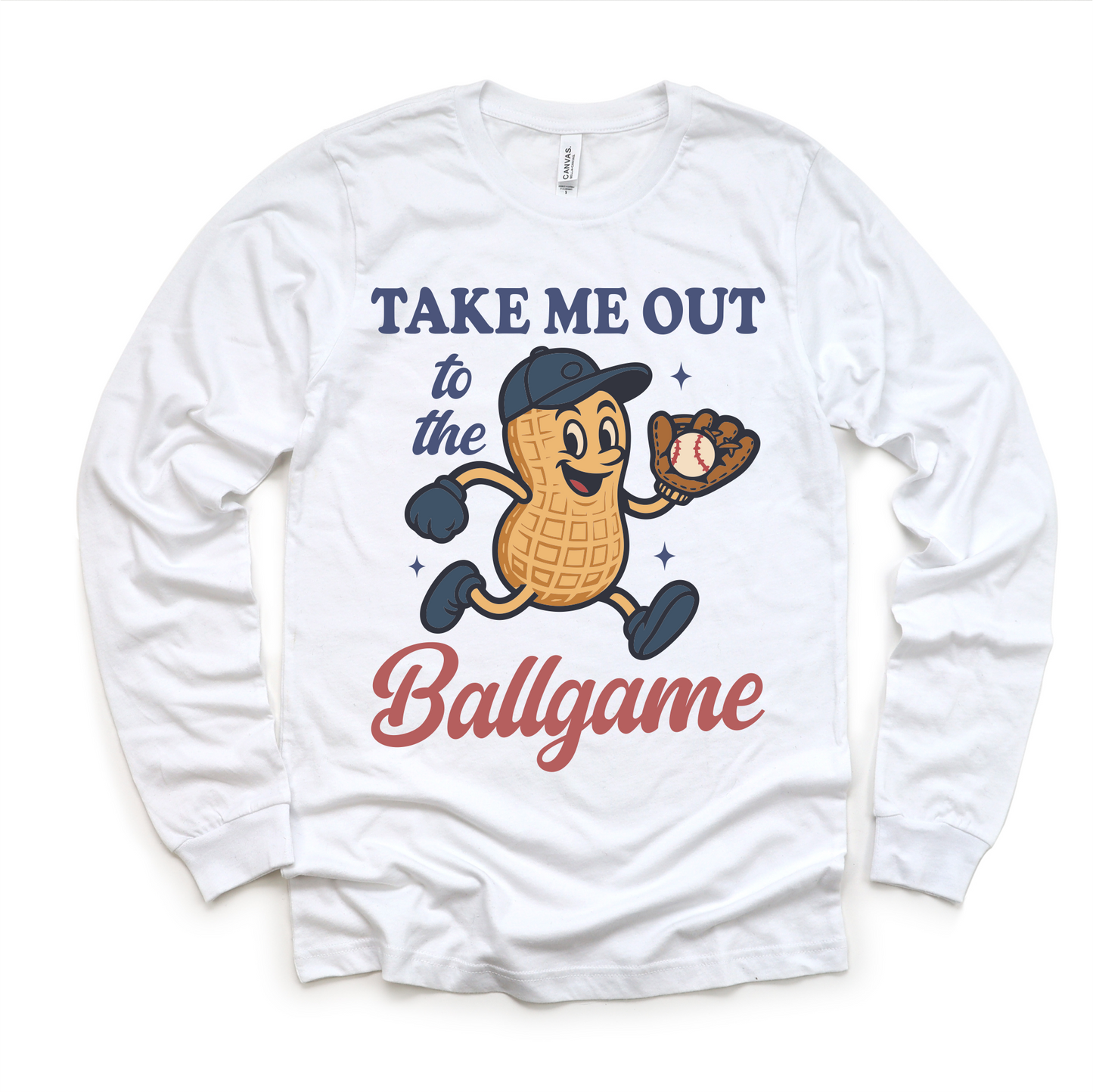 Baseball Take Me Out To The Ballpark Shirt - Peanut Baseball Tee