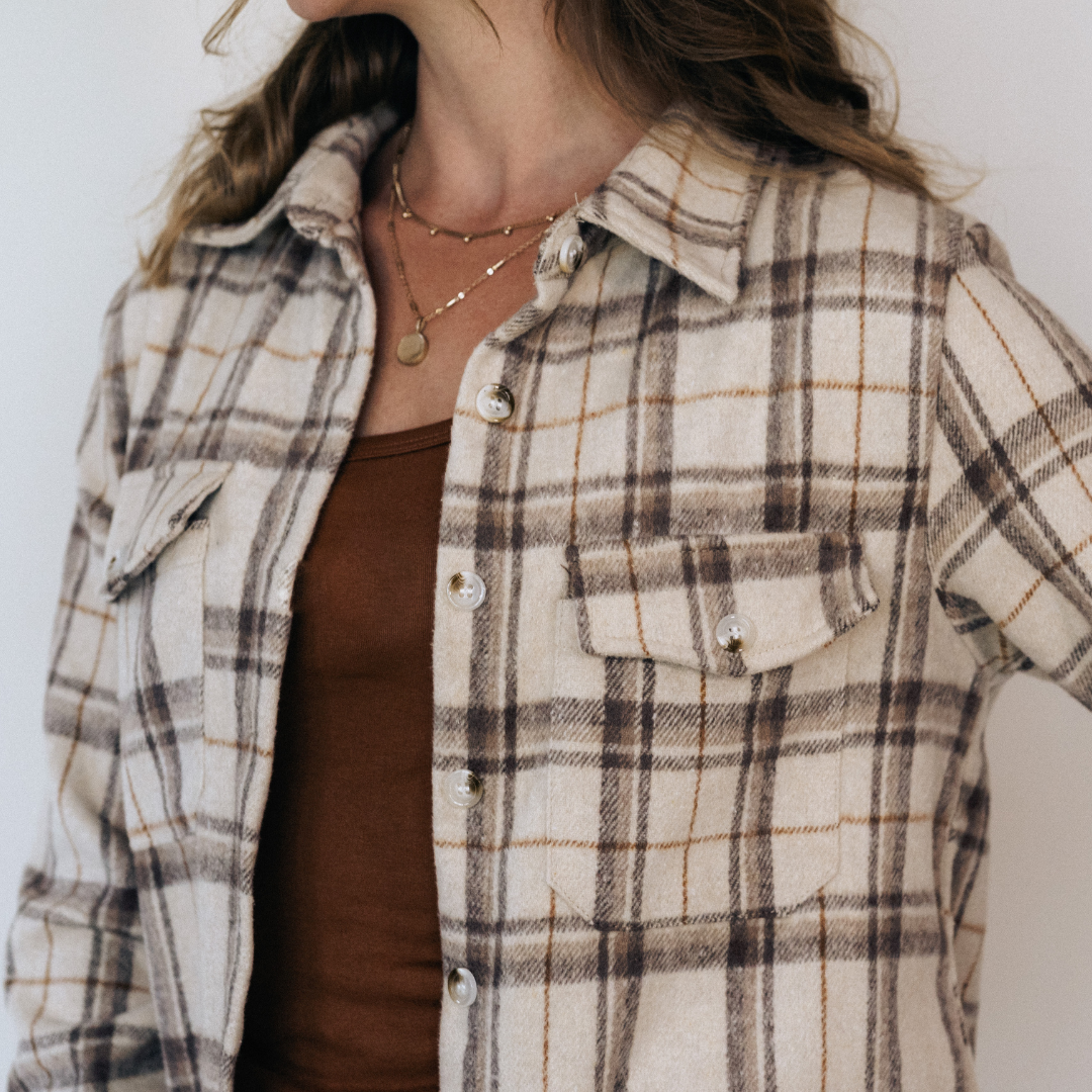 Beige Flannel - Women's