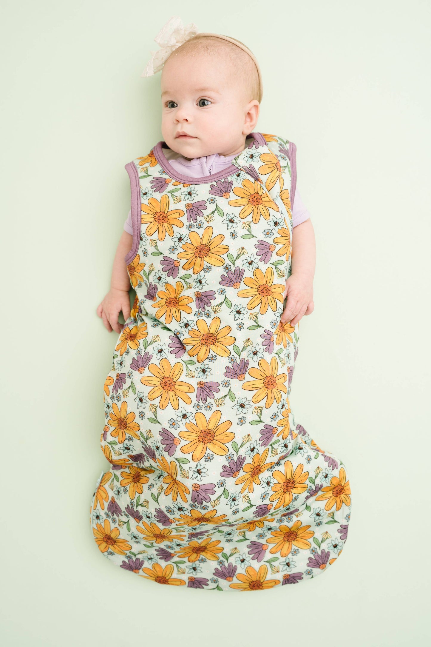 Laura Mae Floral Bamboo Sleep Bag