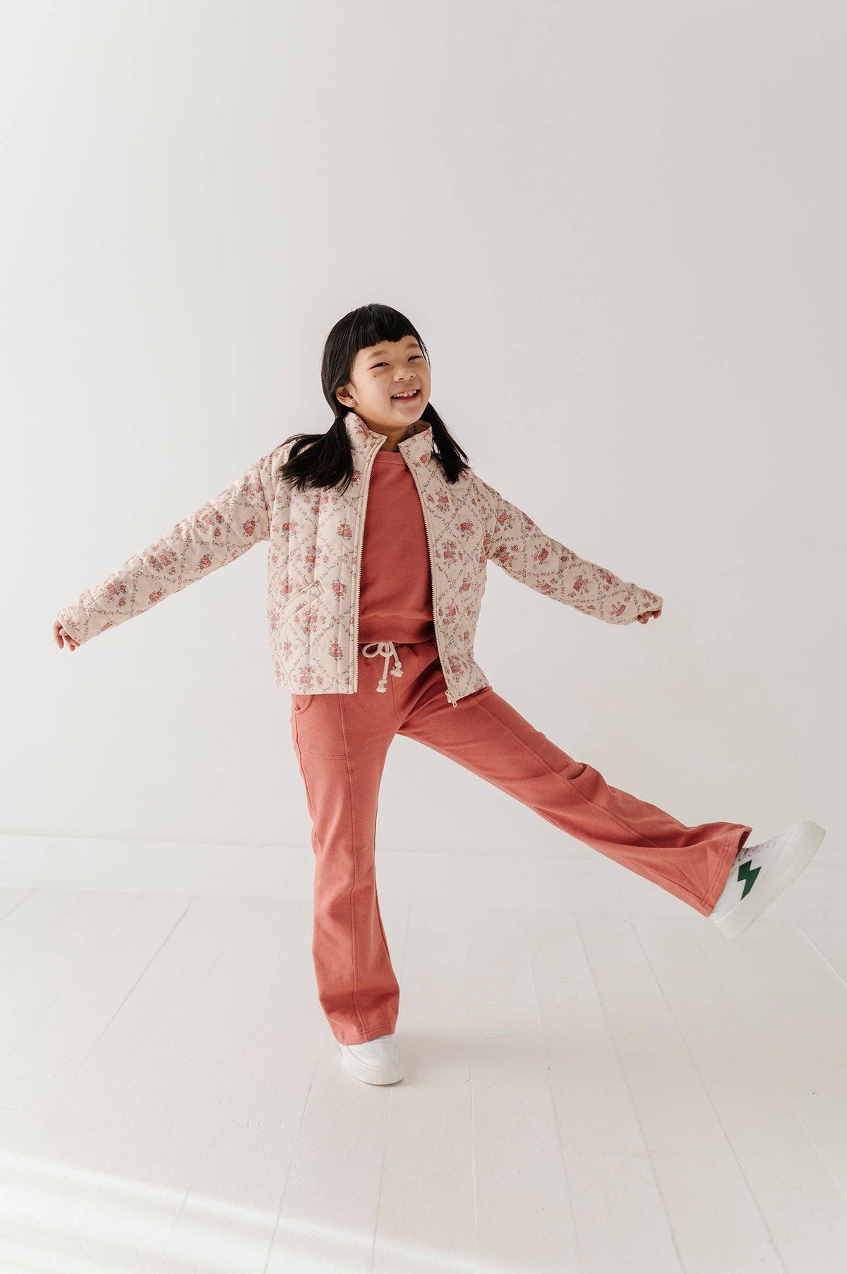 Avery & Alexander Quilted Floral Bomber Jacket