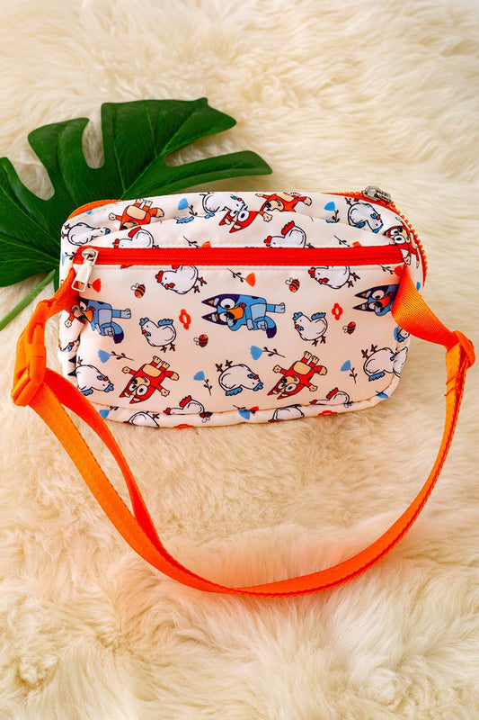 BLUEY BELT BAG-CAN BE USED AS A CROSSBODY OR BELT Bag