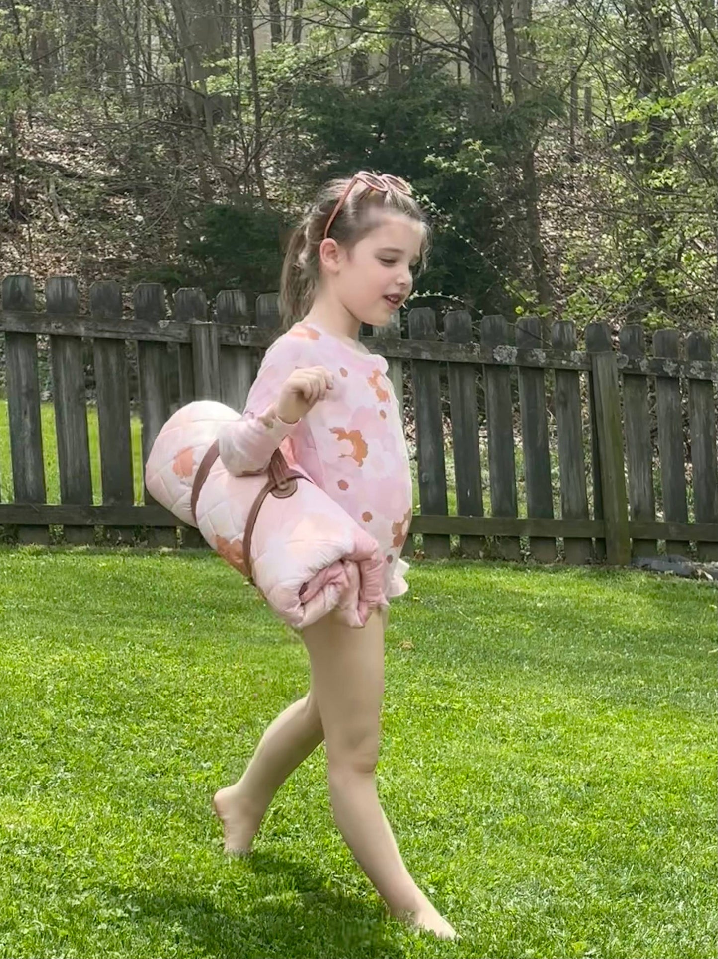 Blush Meadow Long Sleeve Swimsuit