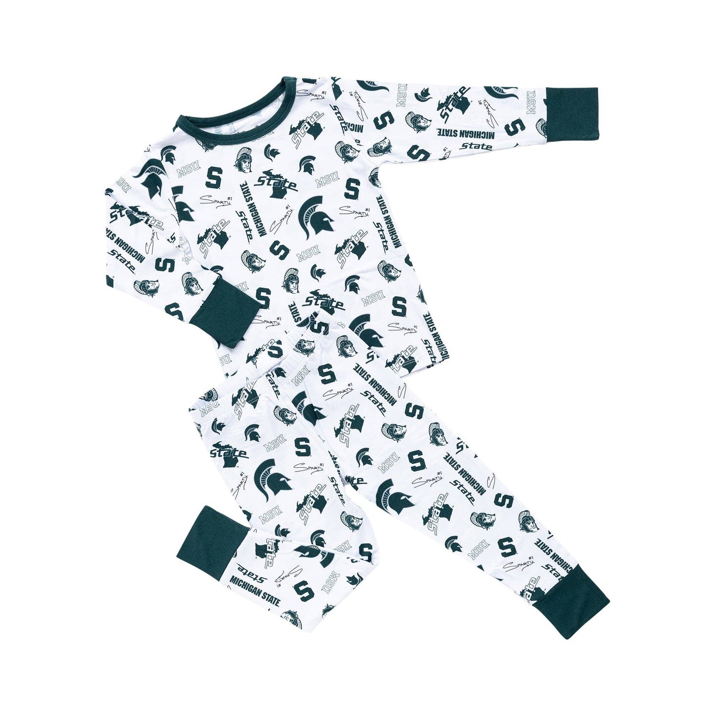 Michigan State Spartans Two-Piece Pajama Set