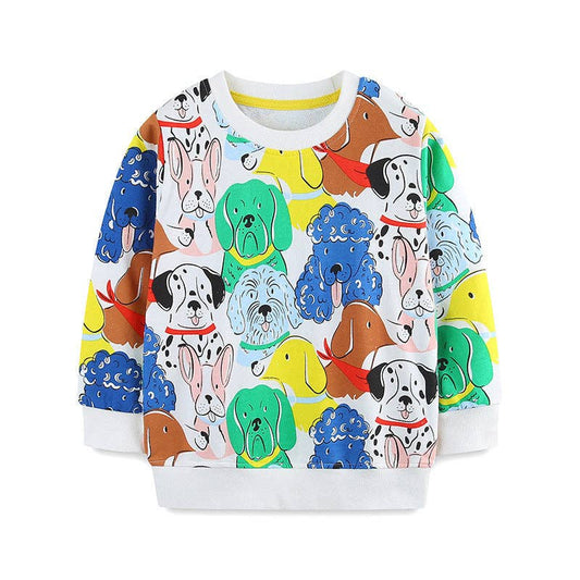 Multi Dog Printed Sweatshirt