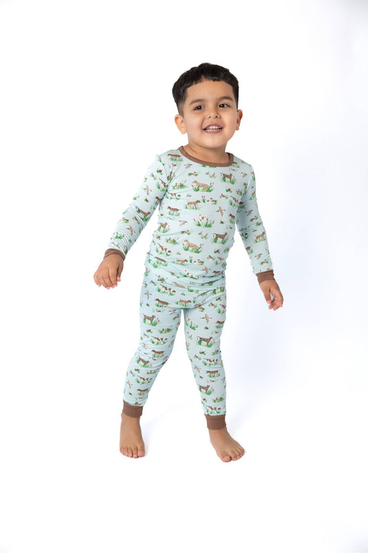 Delta Bird Hunting Dogs-  LS/Pants Toddler PJs