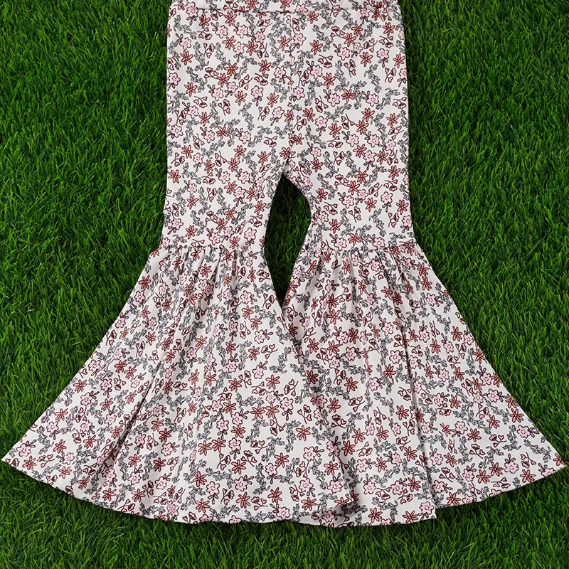 Floral Printed Bell Pants