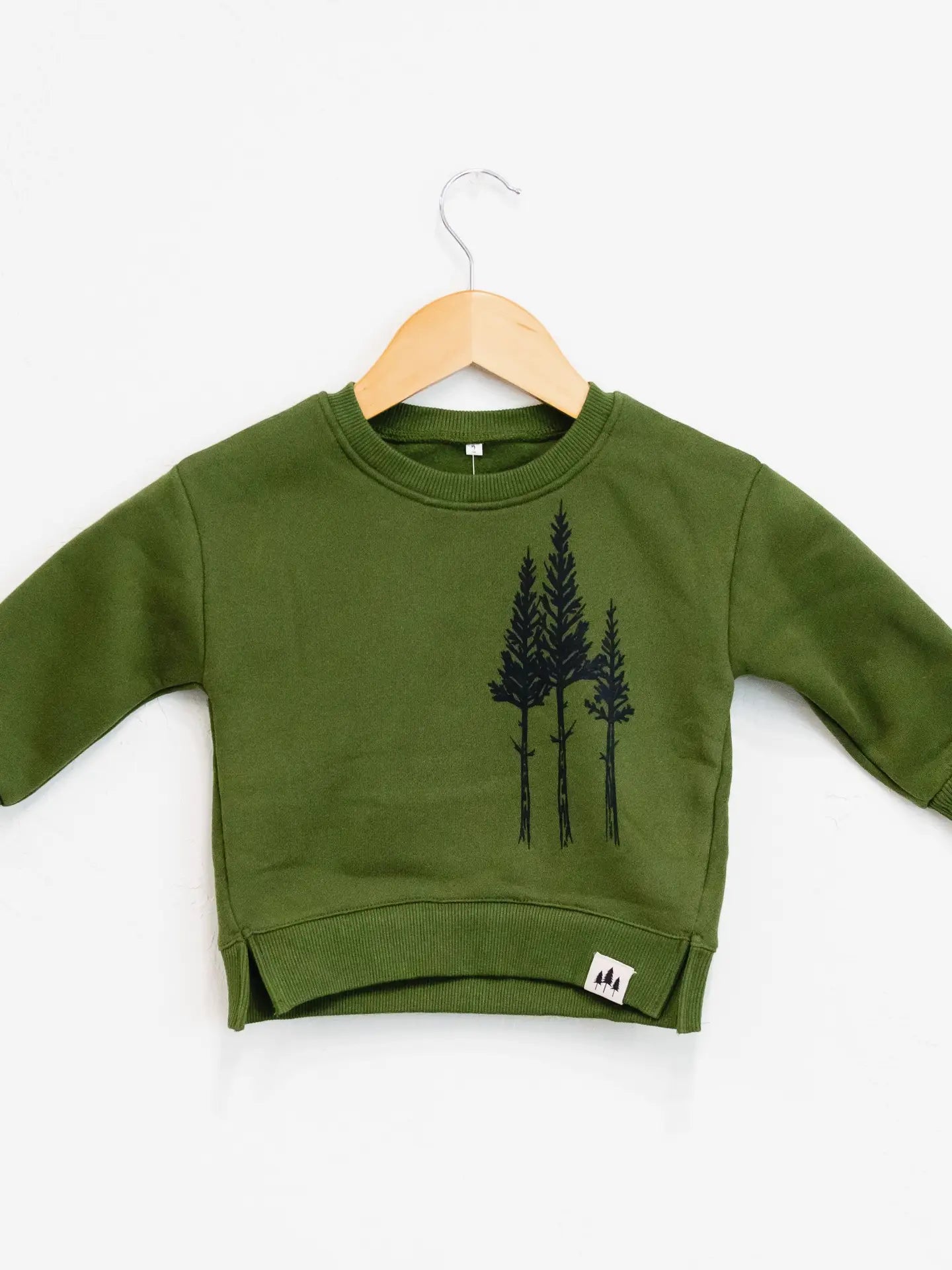 Green Forrest Fleece Crewneck