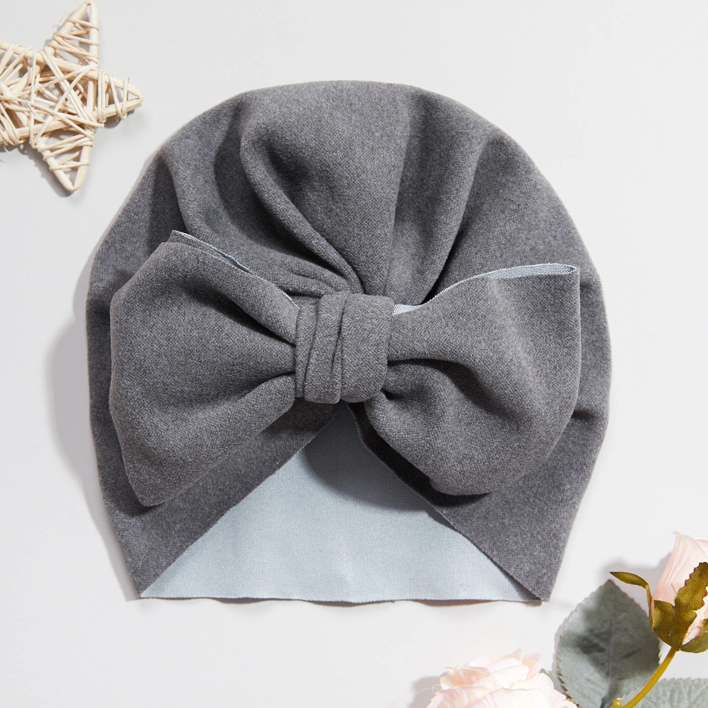 Toddler Solid Bowknot Hat