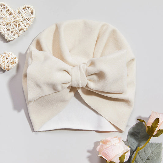 Toddler Solid Bowknot Hat