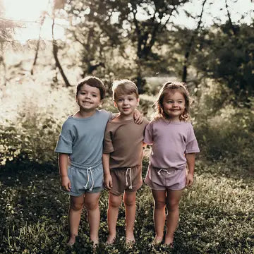 Summer Waffle Toddler Top & Bottom Set