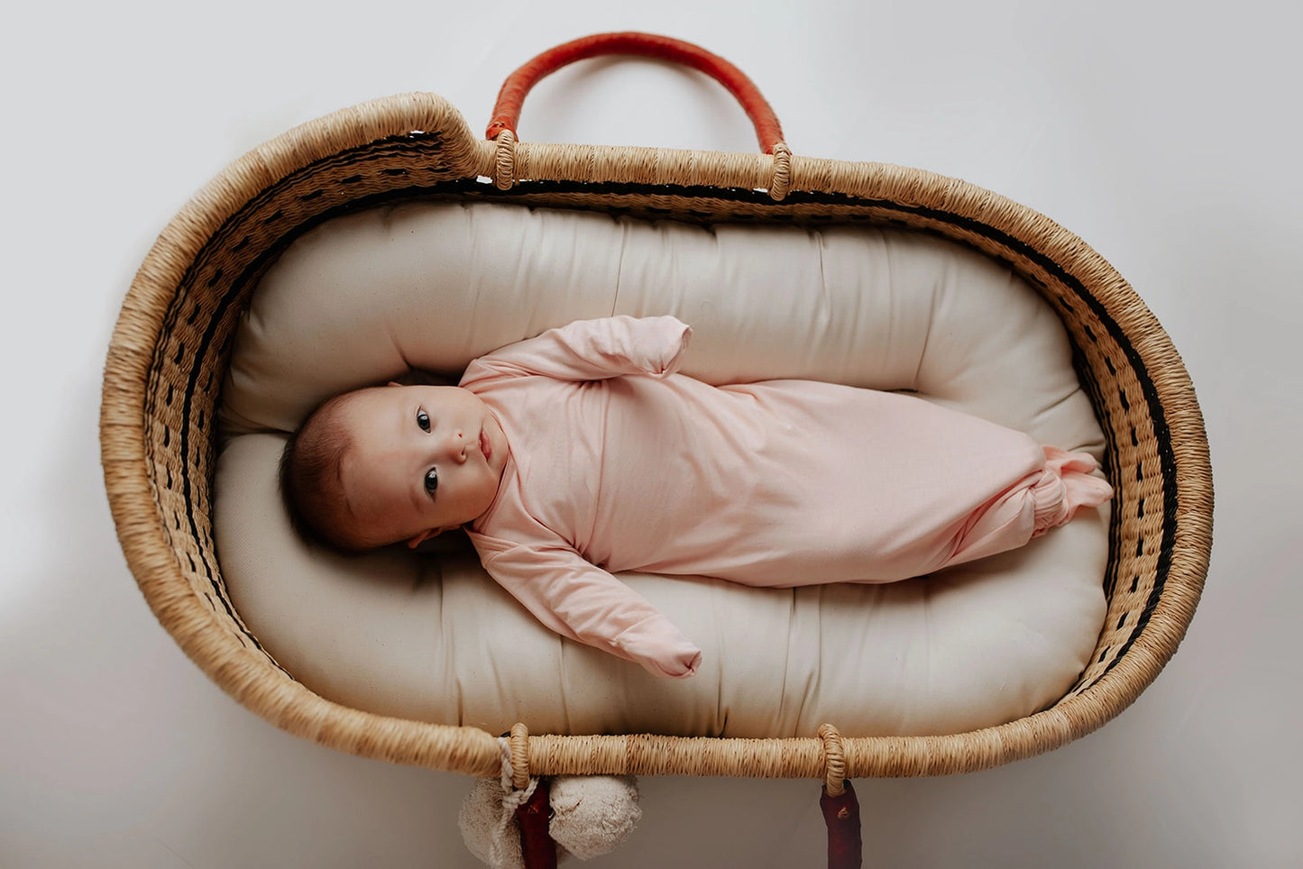 Pink Knotted Baby Gown