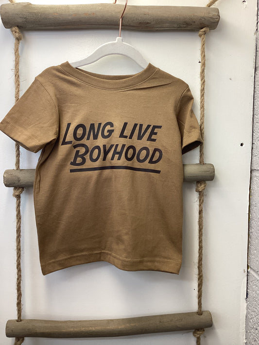 Long Live Boyhood Brown Shirt