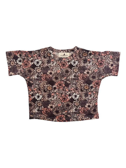 Over-Sized Tee | Moody Floral | Cotton