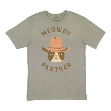 Meowdy Partner Western Kids Tee