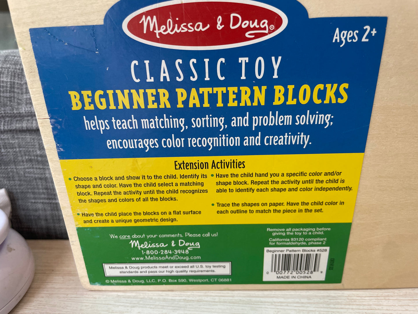 Melissa & Doug Beginner Pattern Blocks